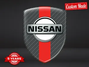 Nissan Logosticker Hochwertig Minimal Design Personalisierbar